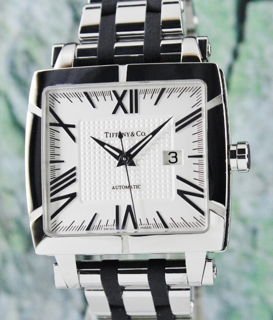 (image for) LIKE NEW TIFFANY & CO AUTOMATIC STAINLESS STEEL WATCH